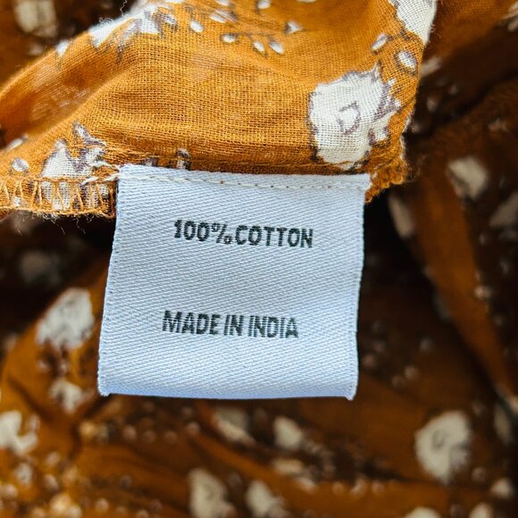 Daughters of India Chaaya Brown Floral Maxi Dress - Picture 10 of 12